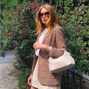 Jacket CURRENT / ELLIOT, size 0, plaid, used, perfect condition.